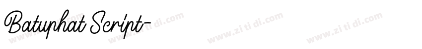 Batuphat Script字体转换 Batuphat Script字体转换